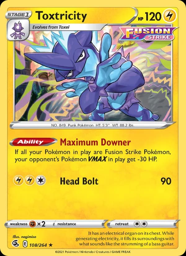 Toxtricity 108/264, Fusion Strike