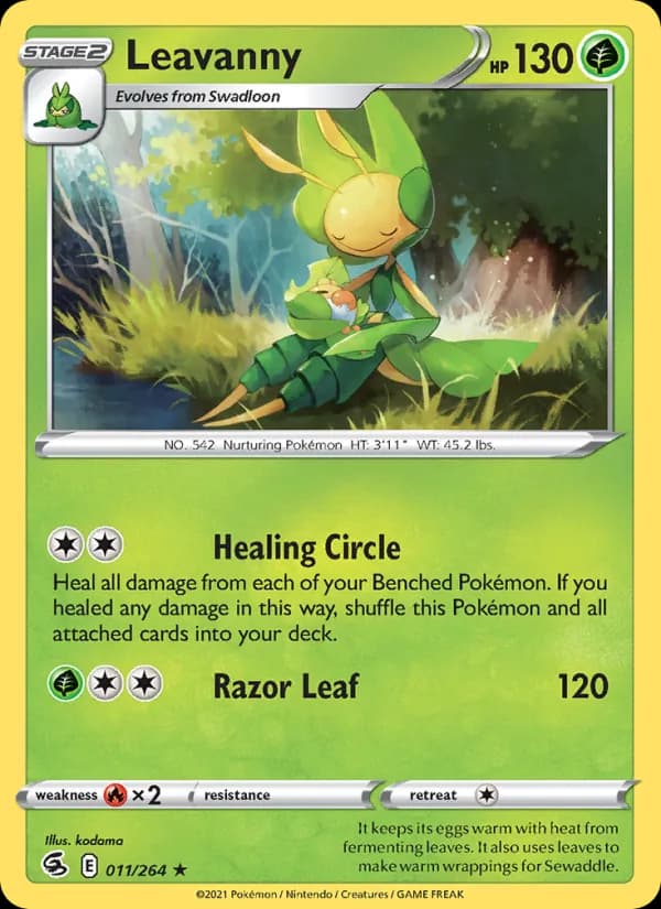 Leavanny 11/264, Fusion Strike