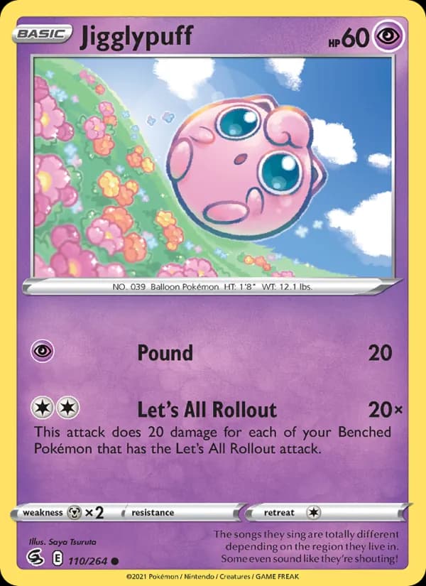 Jigglypuff 110/264, Fusion Strike