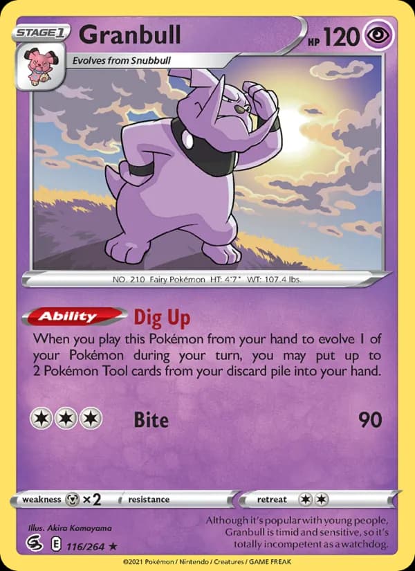 Granbull 116/264, Fusion Strike