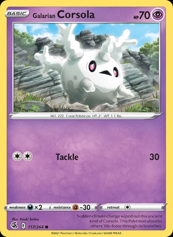 Galarian Corsola 117/264, Fusion Strike
