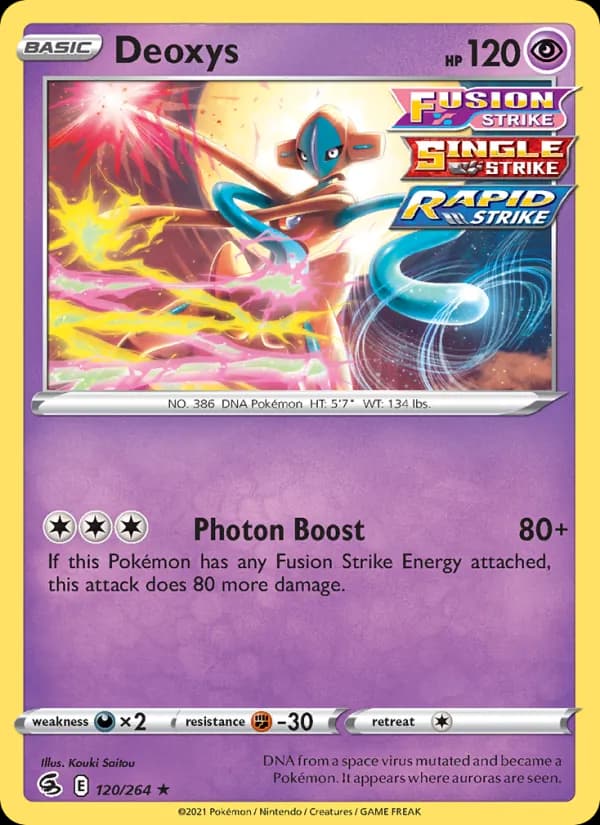 Deoxys 120/264, Fusion Strike
