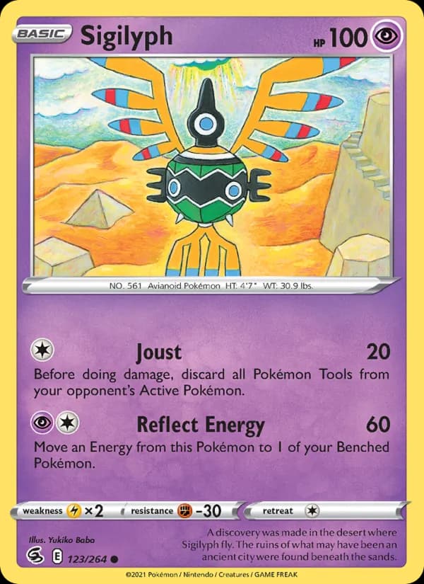 Sigilyph 123/264, Fusion Strike