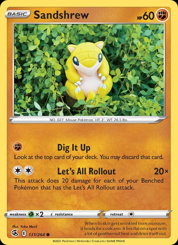 Sandshrew 131/264, Fusion Strike
