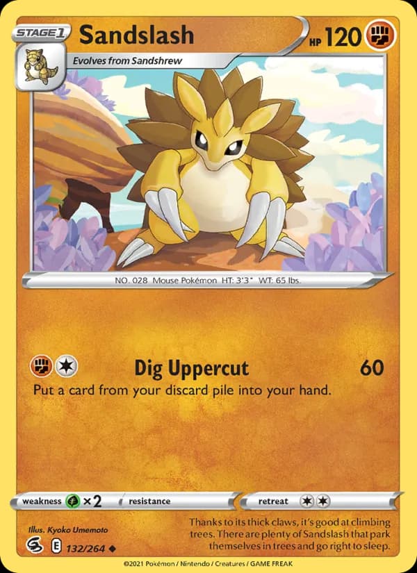 Sandslash 132/264, Fusion Strike