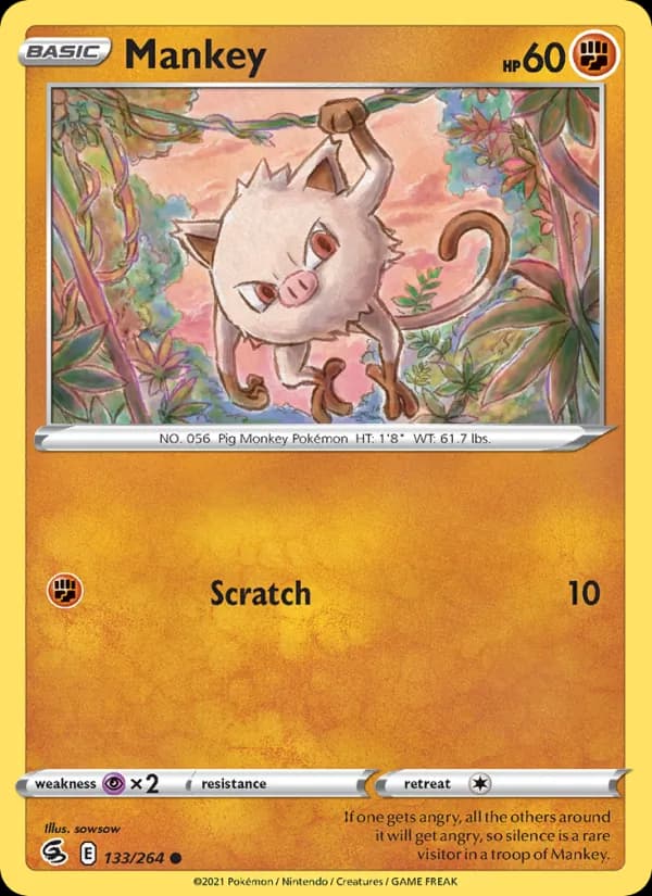 Mankey 133/264, Fusion Strike