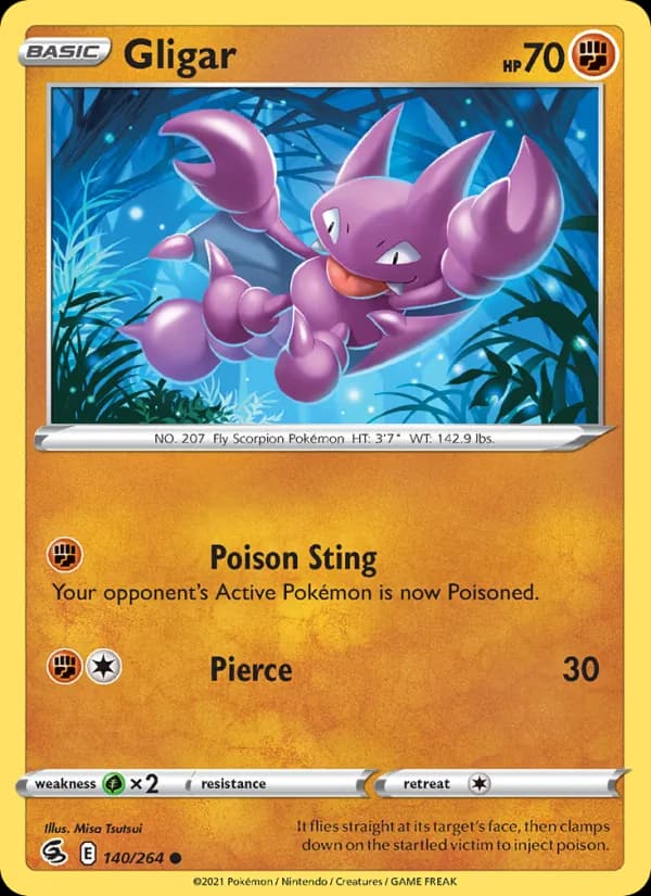 Gligar 140/264, Fusion Strike