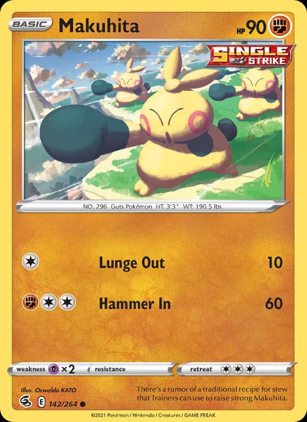 Makuhita 142/264, Fusion Strike