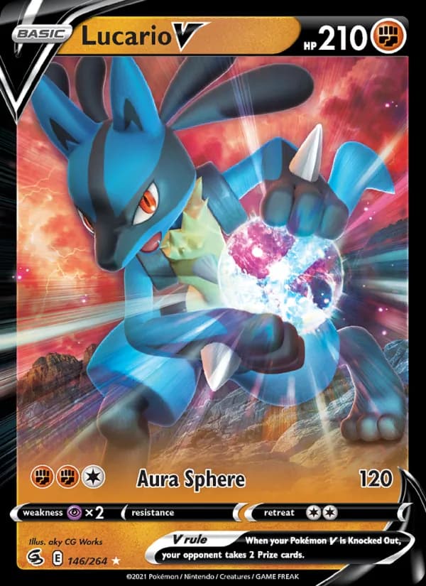 Lucario V 146/264, Fusion Strike