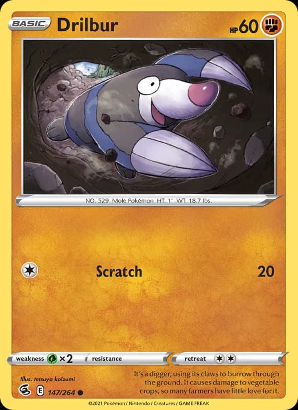 Drilbur 147/264, Fusion Strike