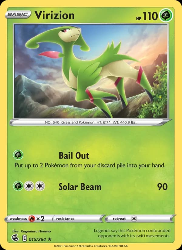 Virizion 15/264, Fusion Strike