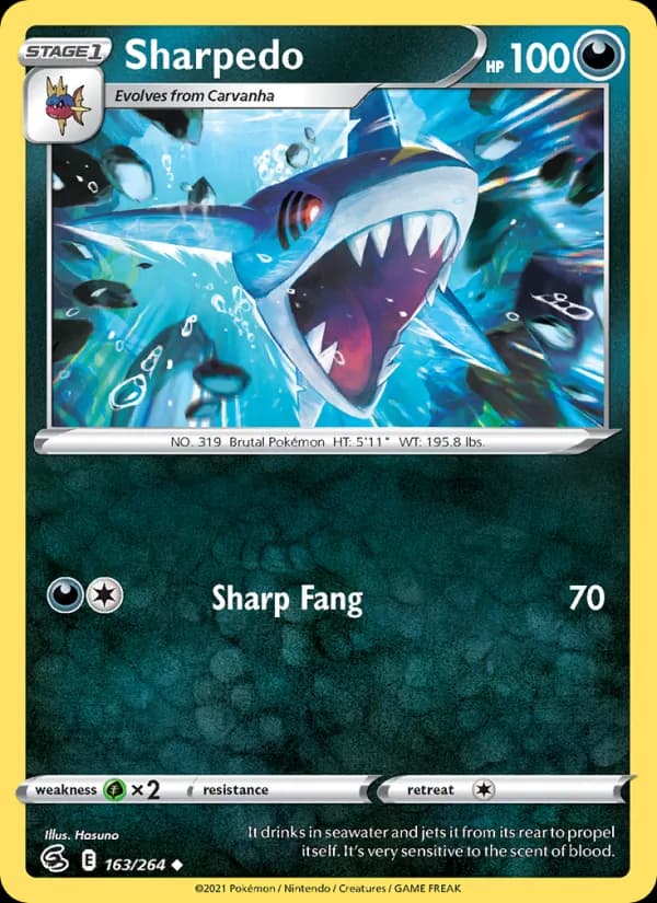 Sharpedo 163/264, Fusion Strike