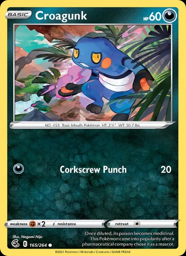 Croagunk 165/264, Fusion Strike