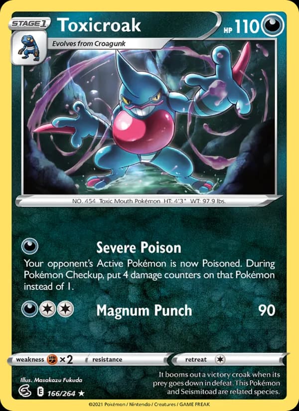 Toxicroak 166/264, Fusion Strike