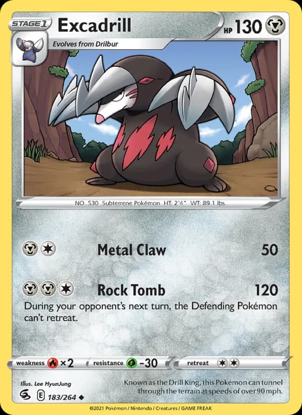 Excadrill 183/264, Fusion Strike