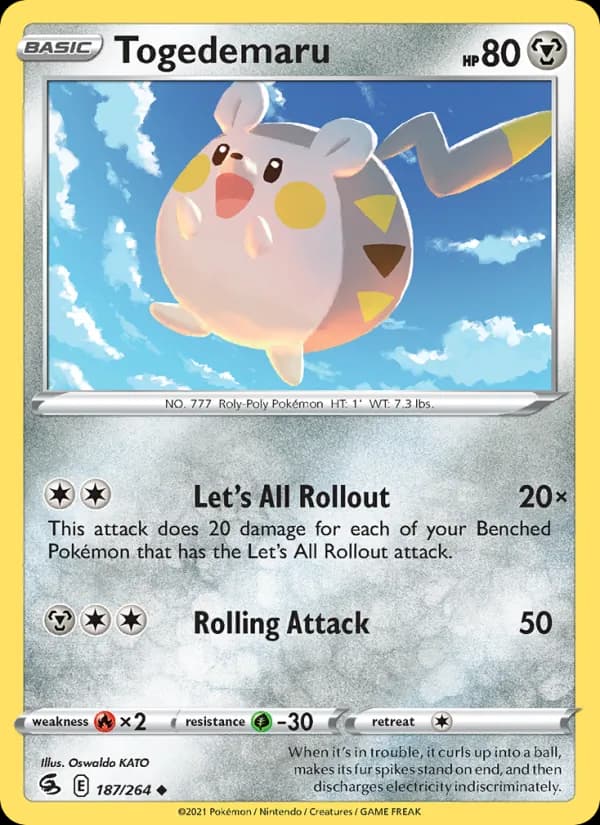 Togedemaru 187/264, Fusion Strike