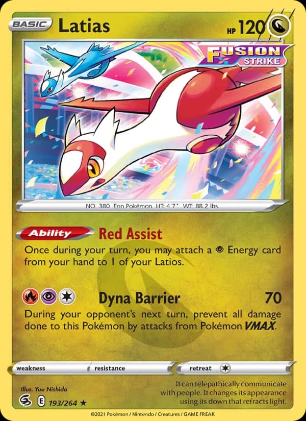 Latias 193/264, Fusion Strike