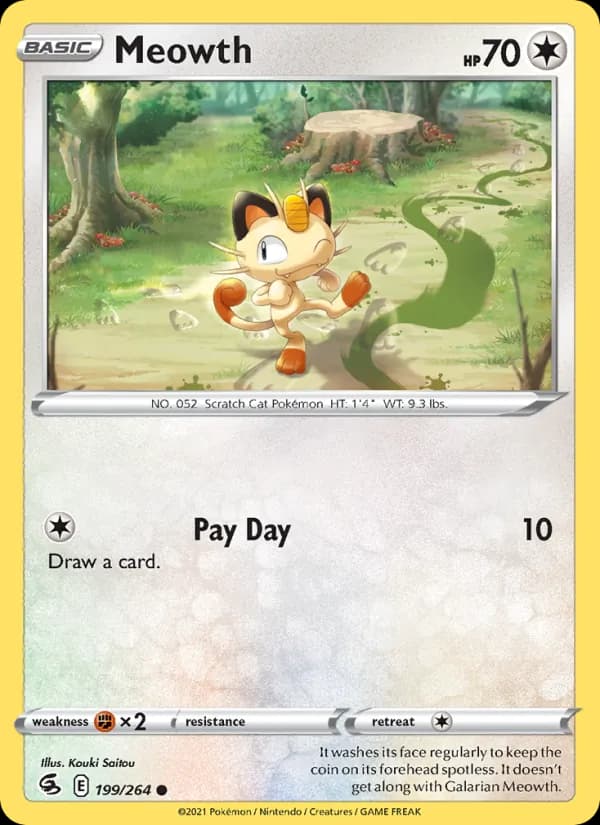 Meowth 199/264, Fusion Strike