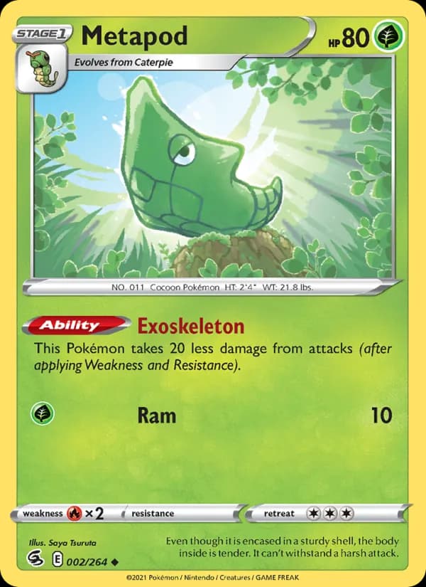 Metapod 2/264, Fusion Strike