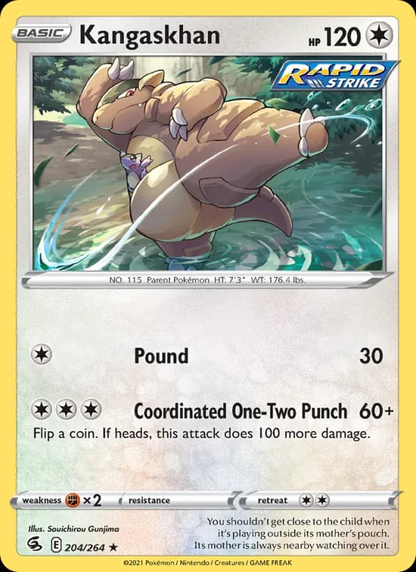Kangaskhan 204/264, Fusion Strike
