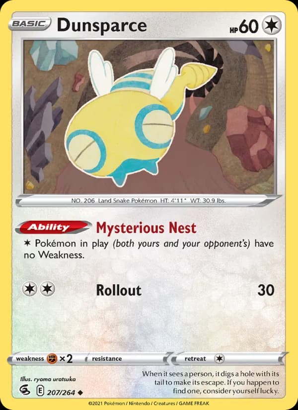 Dunsparce 207/264, Fusion Strike