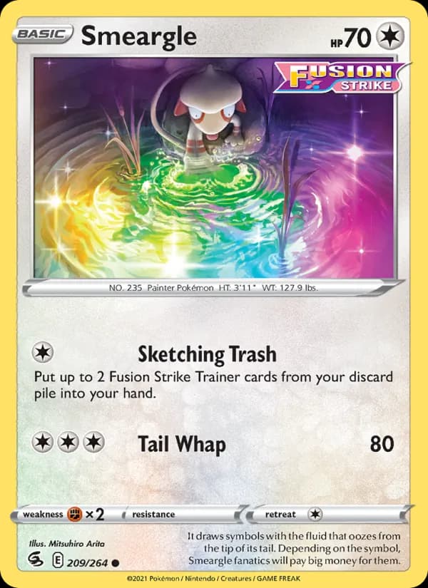 Smeargle 209/264, Fusion Strike