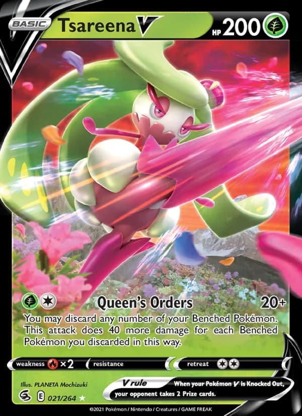 Tsareena V 21/264, Fusion Strike