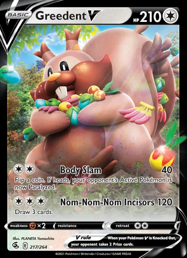 Greedent V 217/264, Fusion Strike