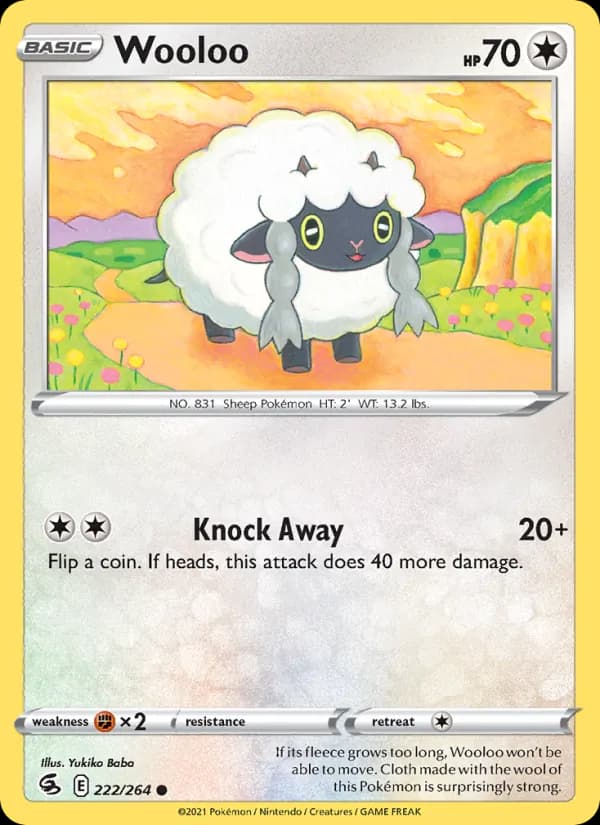 Wooloo 222/264, Fusion Strike