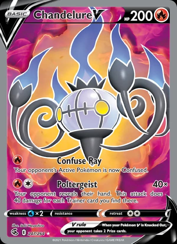 Chandelure V 247/264, Fusion Strike