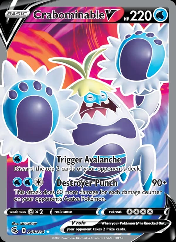 Crabominable V 248/264, Fusion Strike