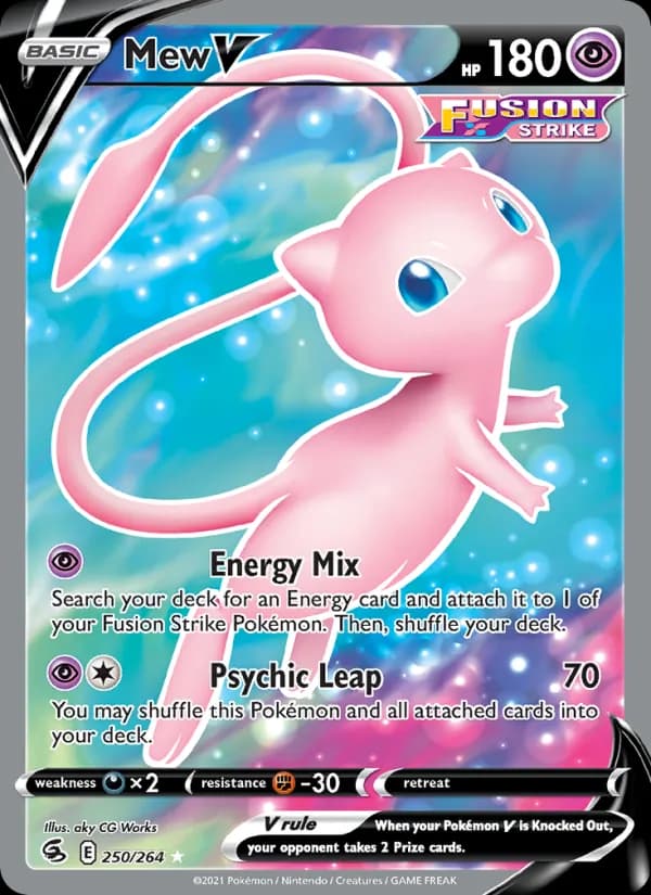 Mew V 250/264, Fusion Strike