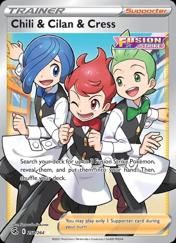 Chili & Cilan & Cress 258/264, Fusion Strike