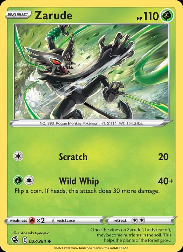Zarude 27/264, Fusion Strike