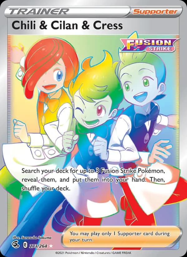 Chili & Cilan & Cress 273/264, Fusion Strike