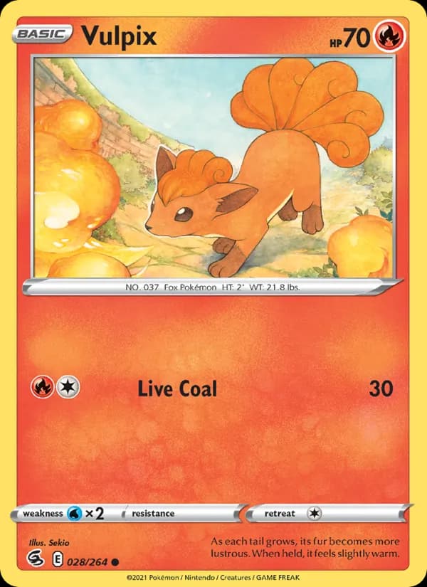 Vulpix 28/264, Fusion Strike
