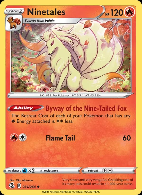 Ninetales 31/264, Fusion Strike