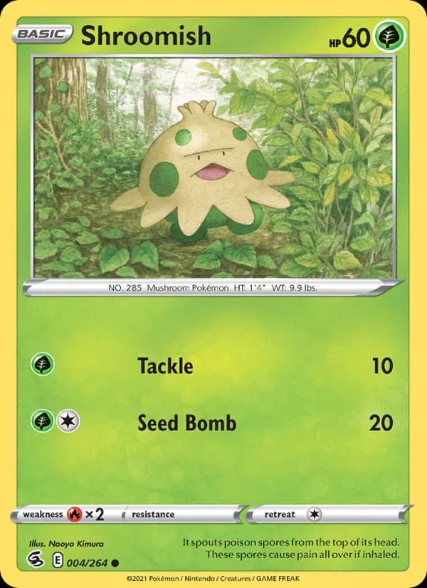 Shroomish 4/264, Fusion Strike