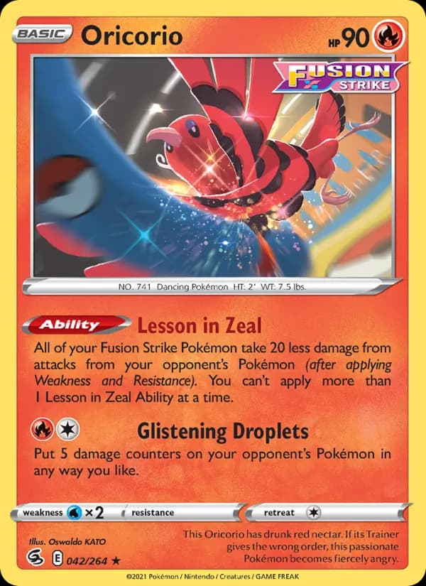 Oricorio 42/264, Fusion Strike