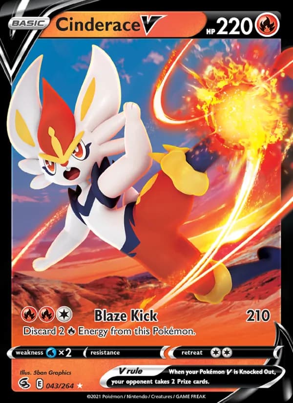 Cinderace V 43/264, Fusion Strike