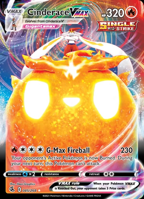 Cinderace VMAX 45/264, Fusion Strike