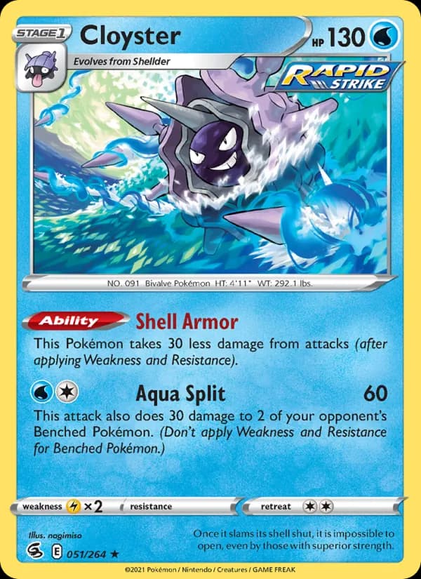 Cloyster 51/264, Fusion Strike