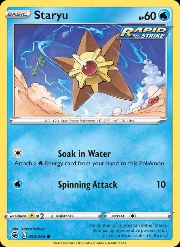 Staryu 52/264, Fusion Strike