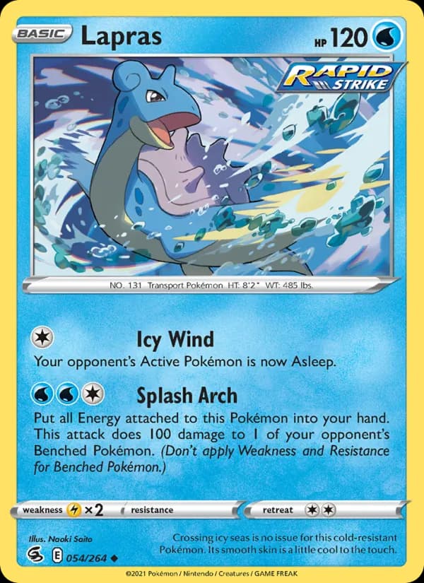 Lapras 54/264, Fusion Strike