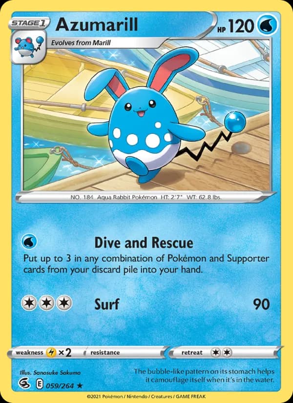Azumarill 59/264, Fusion Strike