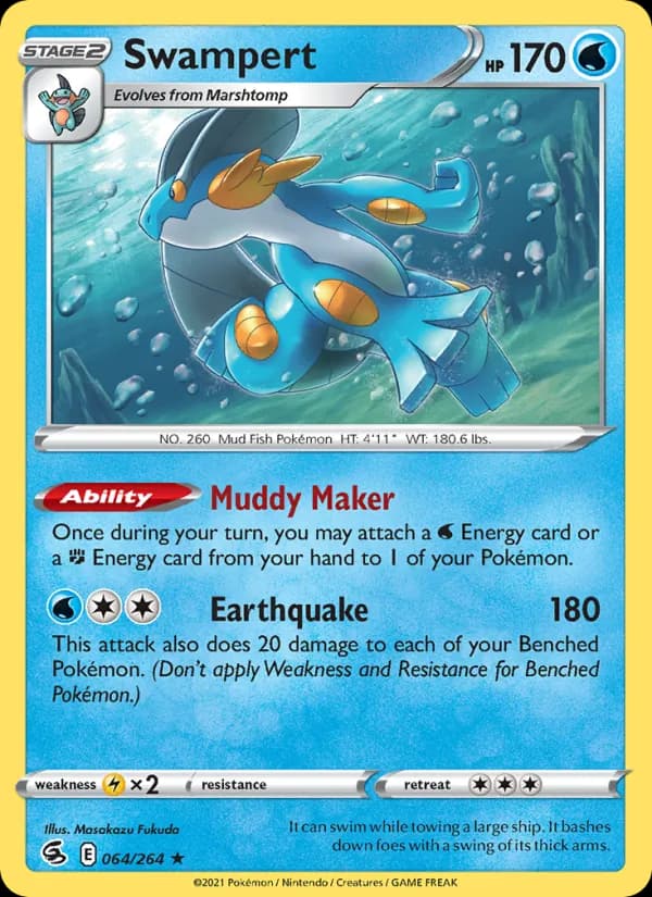 Swampert 64/264, Fusion Strike