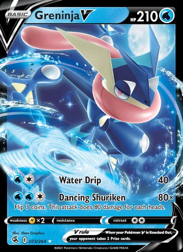 Greninja V 73/264, Fusion Strike