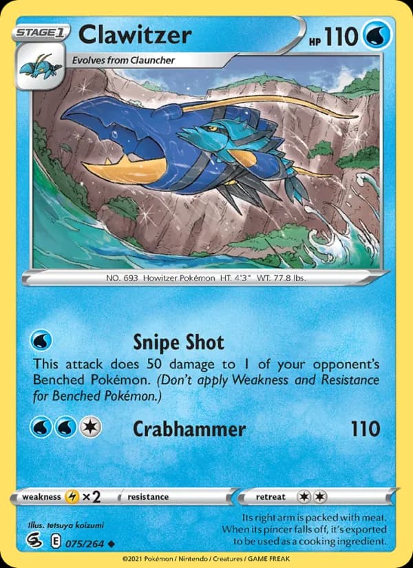 Clawitzer 75/264, Fusion Strike