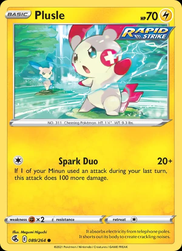 Plusle 89/264, Fusion Strike
