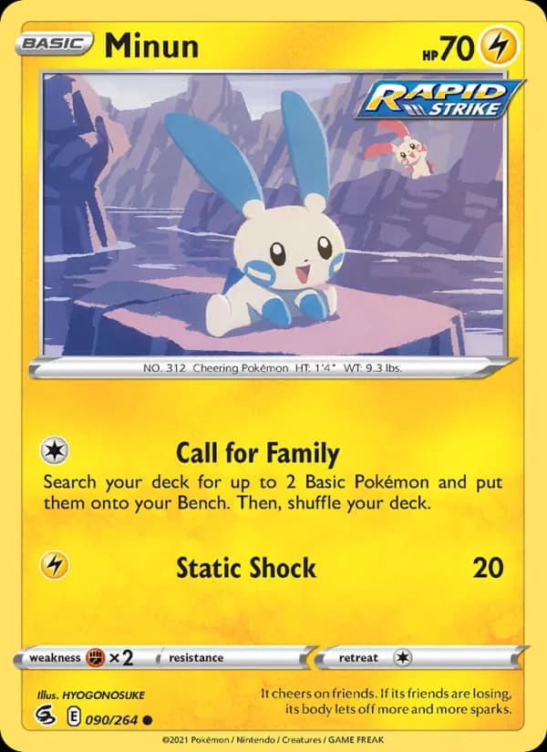 Minun 90/264, Fusion Strike